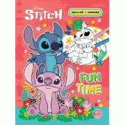Stitch ระบายสีและเกมแสนสนุก Fun Time + ที่คั่นหนังสือ 4 ลาย